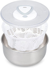 Zyliss Easy Spin Salad Spinner - Stainless Steel