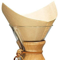 Chemex Bonded Filters Pre-folded Squares (FSU-100) (natural)