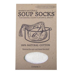 Natural Soup Sock - Set of 3