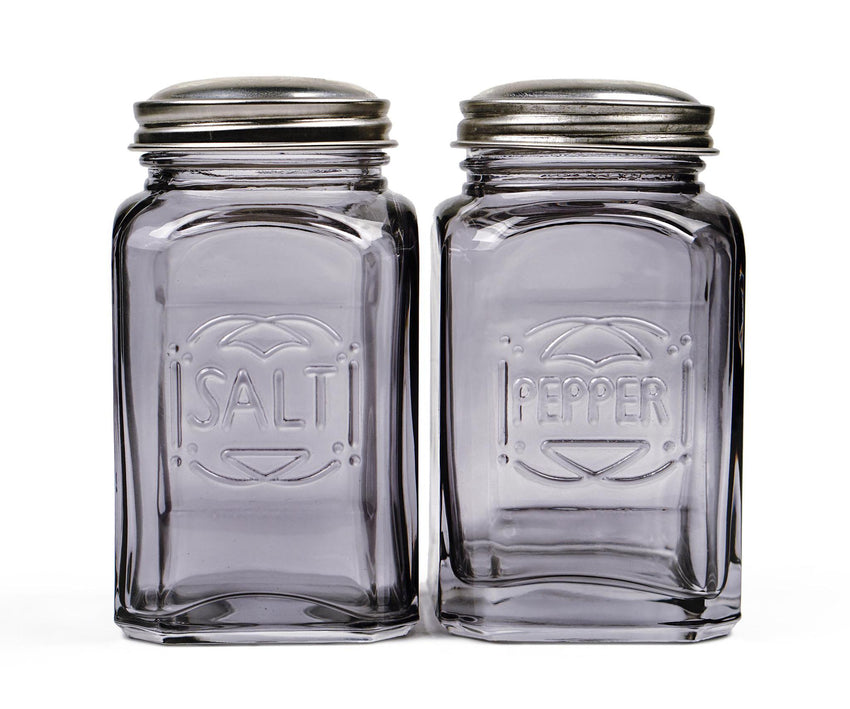 RSVP Retro Salt & Pepper Shaker Set - Gray