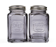 RSVP Retro Salt & Pepper Shaker Set - Gray