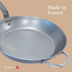 de Buyer Frypan 12.5" Mineral B Element - Two Handle