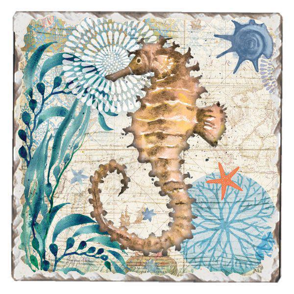 Absorbent Stone Coaster - Monterey Bay