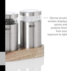 Ad Hoc Menage Molto Grinder Set - Stainless Steel (3 piece)